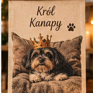 Obraz na bawełnie – Król Kanapy / Królowa Kanapy
