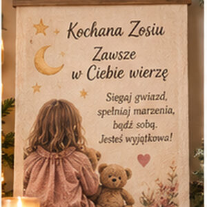 List dla Córki na bawełnie – Zawsze w Ciebie wierzę