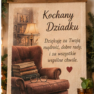 List dla Dziadka na bawełnie – Kochany Dziadku