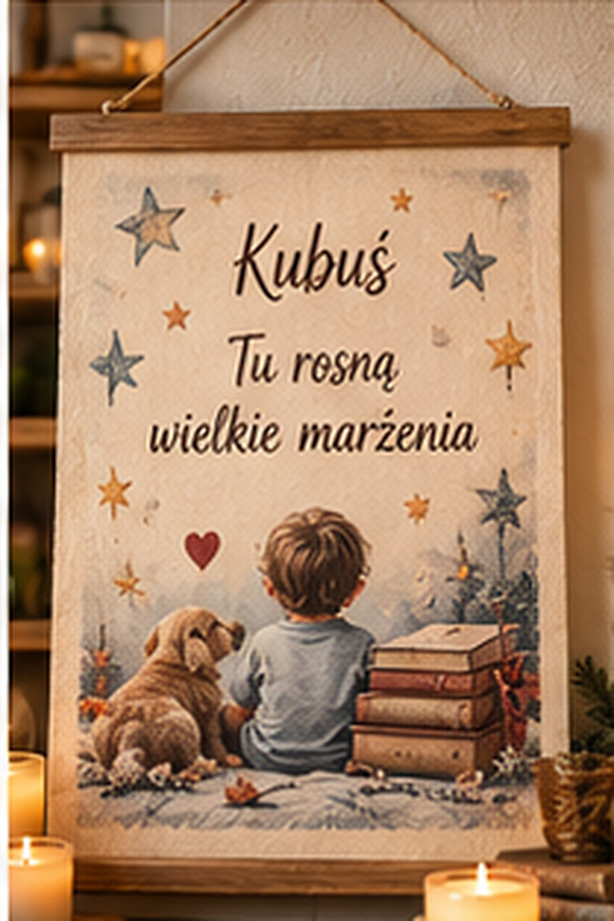 Personalizowany obraz z imieniem dziecka – Wielkie Marzenia