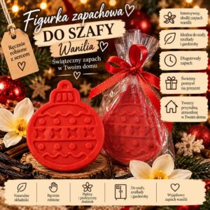 Figurka Zapachowa do Szafy Wanilia – Bombka świąteczna