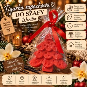 Figurka Zapachowa do Szafy Wanilia – Choinka świąteczna