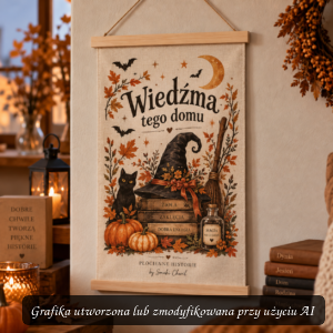 Obraz na bawełnie – Wiedźma tego domu