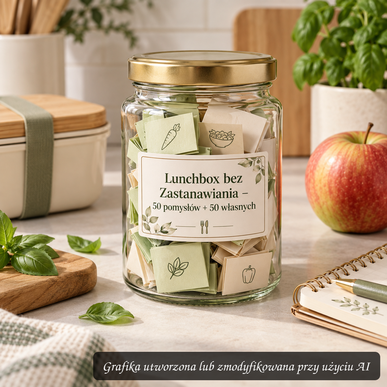 Lunchbox bez Zastanawiania – 50 pomysłów + 50 własnych